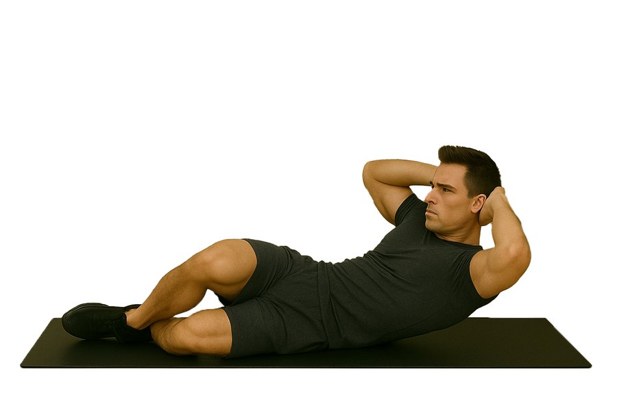 Side crunch, working position.