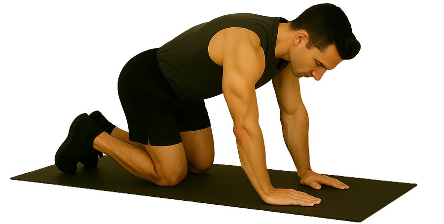 Stomach vacuum, working position.